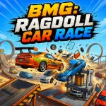 Play BMG: Ragdoll Car Race now!