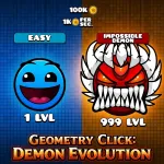Play Geometry Click: Demon Evolution now!