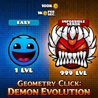 Play Geometry Click: Demon Evolution Now
