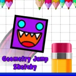 Play Geometry Jump Sketchy now!