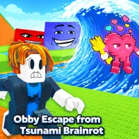 Obby Escape from Tsunami Brainrot